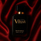 Virsaa Eau de Parfum bottle on red fabric