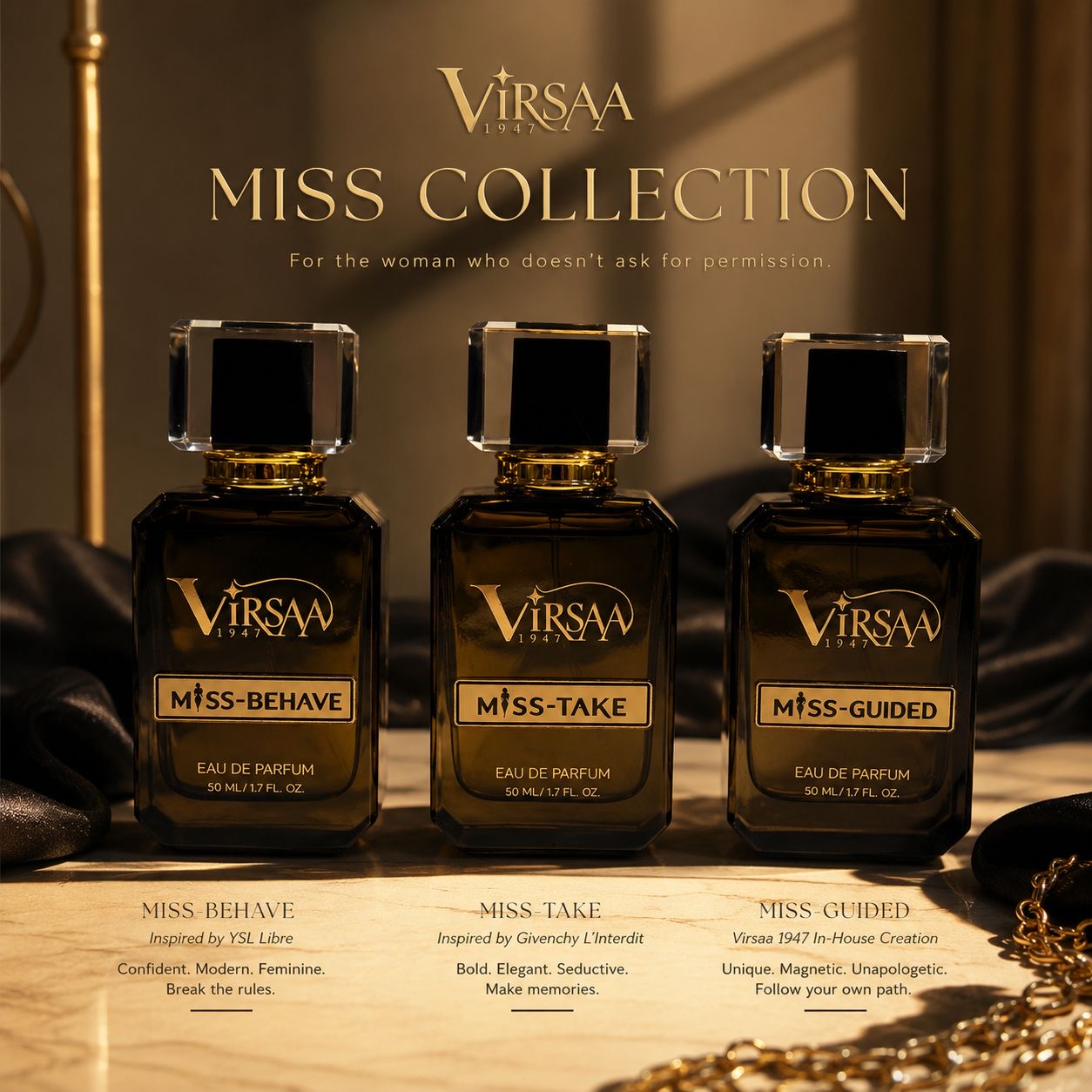 The Miss Collection | Luxury Womens Perfume Bundle | Virsaa 1947