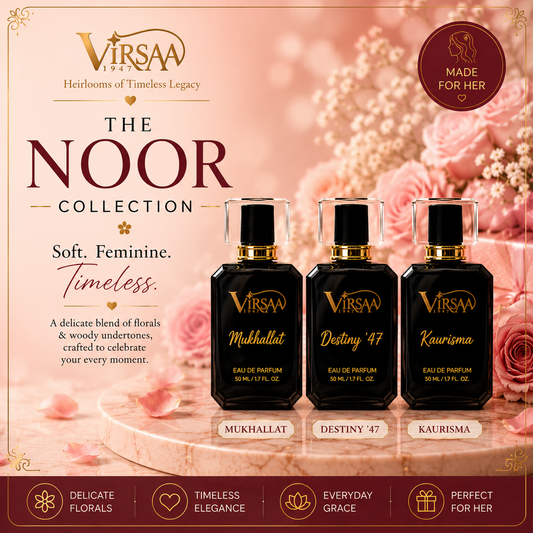 Noor Collection For Her | Luxury Feminine Perfume Bundle | Virsaa 1947