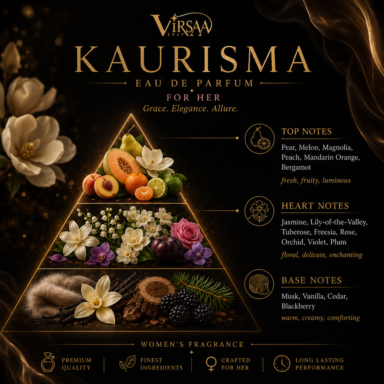 Floral Collection For Her | Luxury Floral Perfume Set | Virsaa 1947